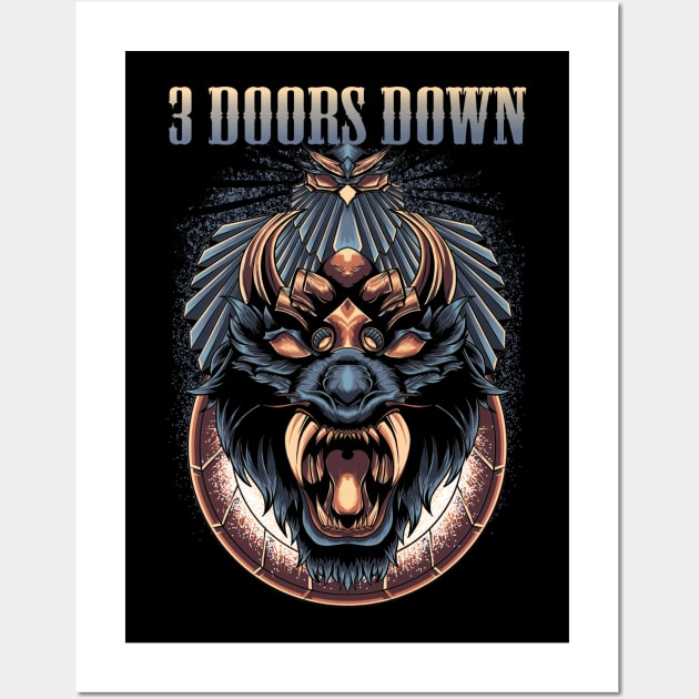 3 DOORS DOWN BAND Wall Art by rackoto